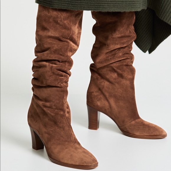 Vince Casper Brown Suede Boots Nwb 